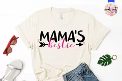 Mama's bestie - Mother SVG EPS DXF PNG Cutting File Product Image 3