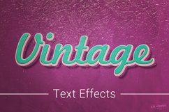 Vintage Old Text Effects Mockup Product Image 1