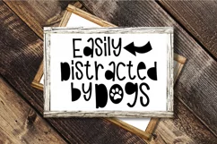 Easily Distracted by Dogs SVG Cut File - Dog SVG File Product Image 4