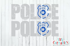Police SVG | Police Word Art | Shirt Design Product Image 2