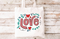 Love, Valentine Machine Embroidery File Product Image 2