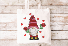 Valentine Gnome, Machine embroidery design Product Image 2