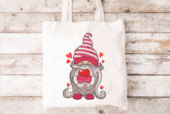 Valentine Gnome, Machine embroidery design Product Image 2