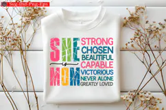 She is Mom PNG, Mum Blessed Mom Png, Product Image 1
