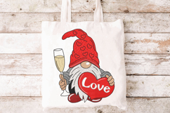 Valentine Gnome, Machine embroidery design Product Image 2