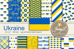 Ukraine Digital papers and Clipart Product Image 1