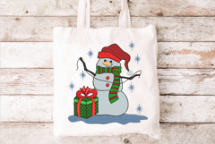 Snowman Machine Embroidery Design. Product Image 2