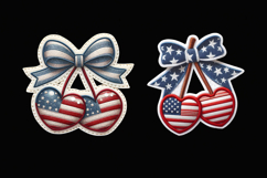 USA. Cherry. 4th of July. Sublimation design PNG Product Image 2