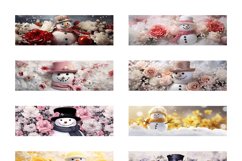 100 Christmas Mug Wrap Bundle, Snowman Sublimation, Santa Product Image 26