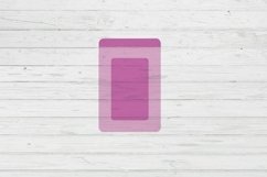 vertical window wallet template svg png dxf ai files Product Image 1