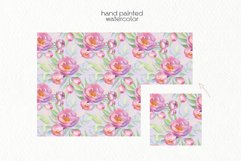 Watercolor Floral Digital Paper - Seamless Patterns Product Image 3