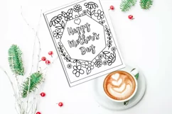 Mother's Day Coloring Pages I Mom Coloring Pages Product Image 3