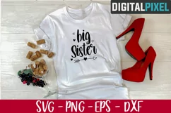Big Sister Svg, New Sister Svg, Future Sister, Sister 2021 Product Image 2
