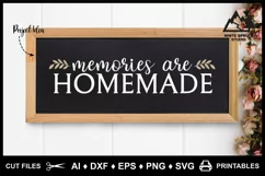 Family Saying SVG, Memories are Homemade, Family Home Decor Product Image 3