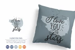 Love SVG | I Love you SVG | Stars SVG Product Image 1