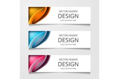 Abstract Web banner design background or header Templates Product Image 1