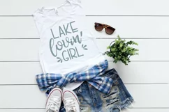 Lake Lovin' Girl SVG DXF PNG Cut File Product Image 2