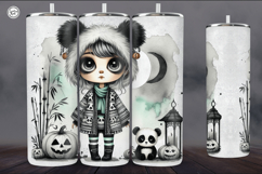 4 Cute Halloween Tumbler Wrap Sublimations, 20 oz Product Image 3