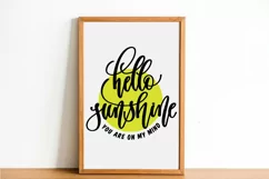 Hello Sunshine SVG Cut File Summer SVG Beach Vibes SVG Product Image 7