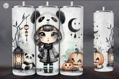 4 Cute Halloween Tumbler Wrap Sublimations, 20 oz Product Image 5