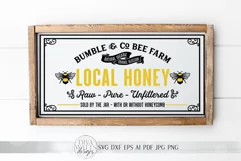 Local Honey Bee Farm SVG | Farmhouse Spring Sign SVG & more Product Image 2
