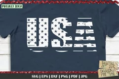 USA Flag - Distressed | Distressed USA | USA svg | Patriotic Product Image 1