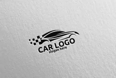 Auto Car Logo for Sport Cars, Rent, wash or Mechanic Product Image 5