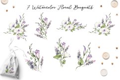 Watercolor flower Clip Art â€“ Morning-Glory Product Image 2