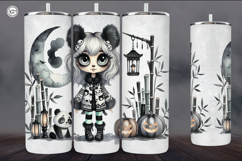 4 Cute Halloween Tumbler Wrap Sublimations, 20 oz Product Image 2