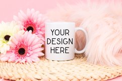 Mug Mockup Valentine&#039;s Day 11 Oz White Coffee Cup Product Image 1