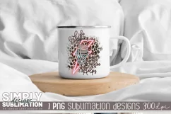 Life Happens but Coffee Helps | Neon Sublimation Png Design Product Image 3