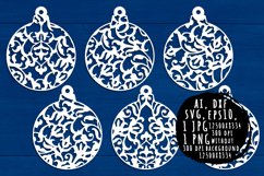 Decorative Christmas toy papercut Product Image 1