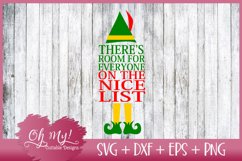 Room For Everyone On The Nice List - SVG DXF EPS PNG Product Image 1