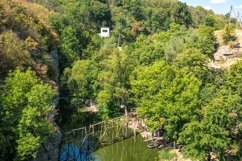 Autumn nature. Mountain river and canyon Product Image 1