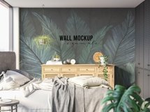 Wall mockup - Wallpaper mockup Product Image 5