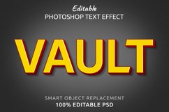 Vault Editable Photoshop Text Style Effect Product Image 1