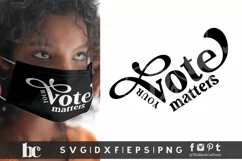 Your Vote Matters SVG DXF EPS PNG | USA Elections cut file Product Image 1