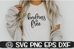 Kindness Is Free - SVG PNG EPS DXF Product Image 1