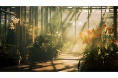 diffused blurred greenhouse interior Product Image 1