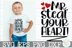 Mr. Steal your Heart Valentine's SVG Cut File Product Image 1