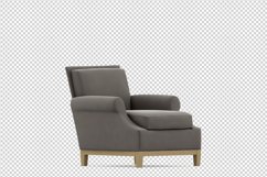 Isometric Arm Chair 3D isolated render Product Image 1