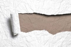 Torn paper with space for text | digital paper mockup Product Image 1