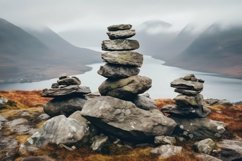 Balanced Stone Background Wallpaper Product Image 1