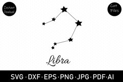 Libra svg , dxf , Silhouette, clipart, svg cut file Product Image 1