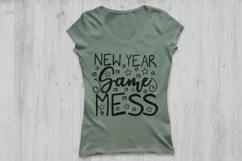 New Year Same Mess Svg, New Year's Svg, New Years Eve Svg. Product Image 2