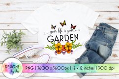Floral Sublimation | Spring Flowers | Positive Quotes Product Image 1