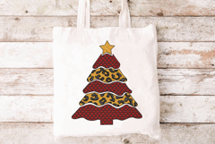 Christmas Tree Machine Embroidery Design. Product Image 2