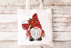 Christmas Gnome with Wine Glass Product Image 3