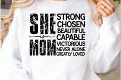 She is Mom PNG, Mum Blessed Mom Png, Product Image 3