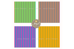 Colorful Bright Stripes Digital Papers, Colored Pattern Product Image 3